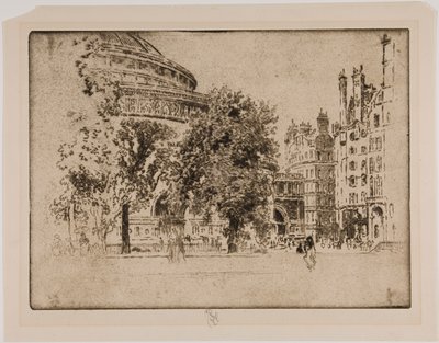 Albert Hall, Londra da Joseph Pennell