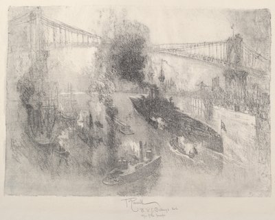 Corazzata che Ritorna a Casa da Joseph Pennell