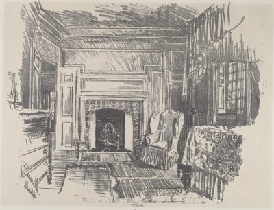 Camera da letto, Stenton da Joseph Pennell