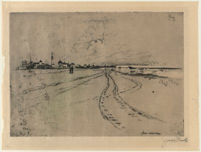 Sotto Atlantic City, 1881 da Joseph Pennell