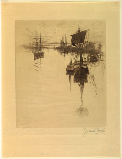 Sotto il Ponte di Chestnut Street da Joseph Pennell