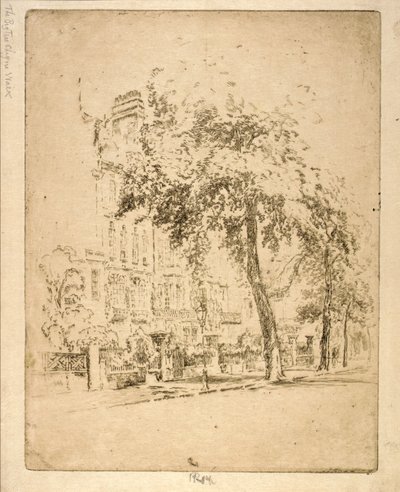 Grande Albero - Passeggiata di Cheyne da Joseph Pennell