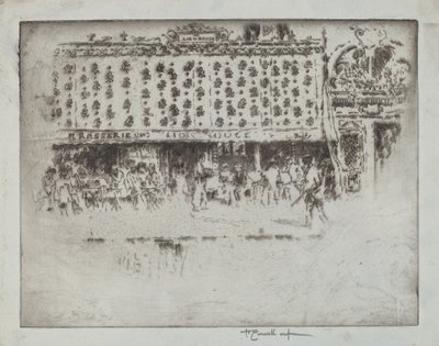 Brasserie, Au Lion Rouge da Joseph Pennell