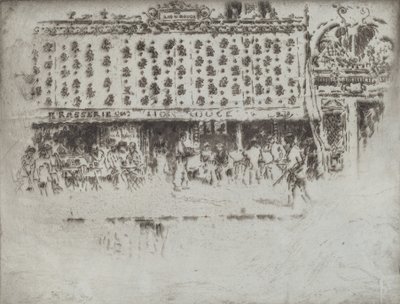 Brasserie, Au Lion Rouge, 1893 da Joseph Pennell