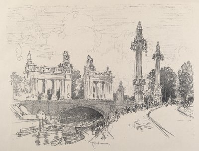 Ponte a Charlottenburg da Joseph Pennell