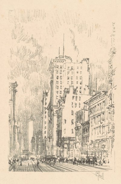 Broadway, sopra la ventitreesima strada da Joseph Pennell