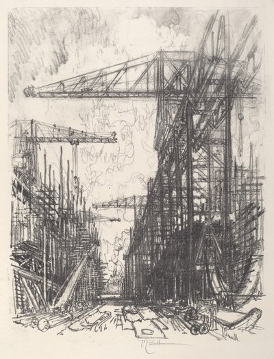 Costruzione di Distruttori, No.I da Joseph Pennell