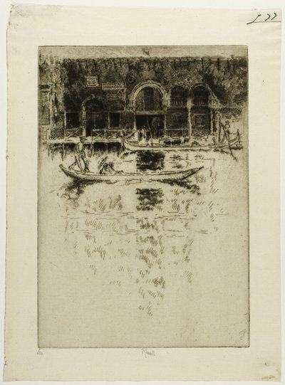 Palazzo Bizantino, Venezia da Joseph Pennell