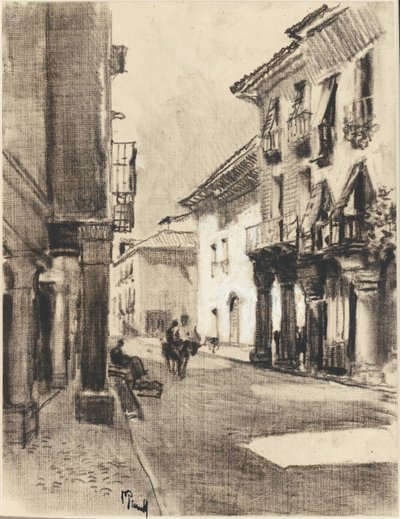 Calle Mayor Alcalá da Joseph Pennell