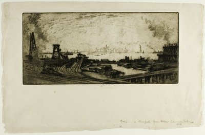 Banchine del carbone, Staten Island, No. II da Joseph Pennell