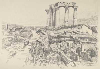 Corinto, verso il Golfo, 1913 da Joseph Pennell