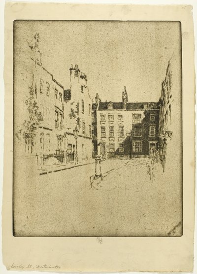 Cowley Street, Westminster da Joseph Pennell