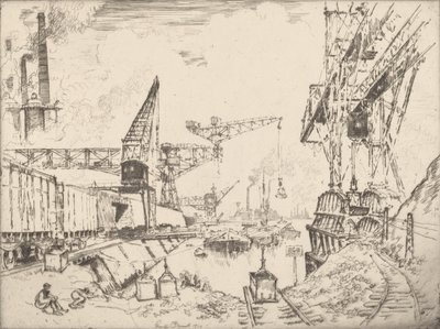 Gru a Duisburg da Joseph Pennell