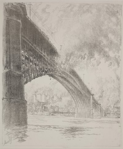Ponte Est, St Louis da Joseph Pennell