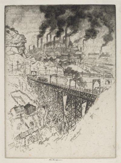 Edgar Thomson Works, Bessemer da Joseph Pennell