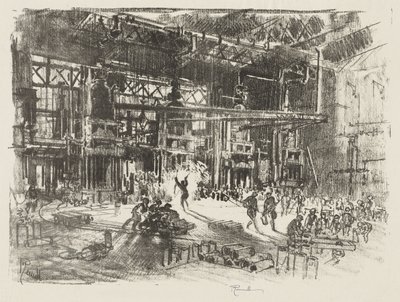 Lavoro di guerra inglese: Le presse da Joseph Pennell