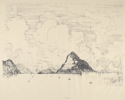 Ingresso al canale dal Pacifico da Joseph Pennell