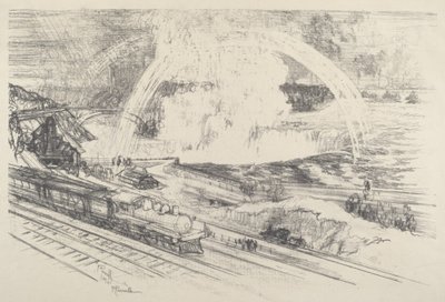 Stazione delle cascate, Niagara da Joseph Pennell