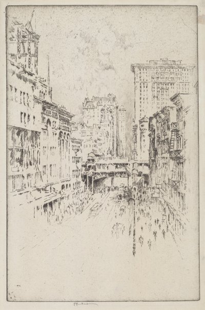 Quarantaduesima strada da Joseph Pennell