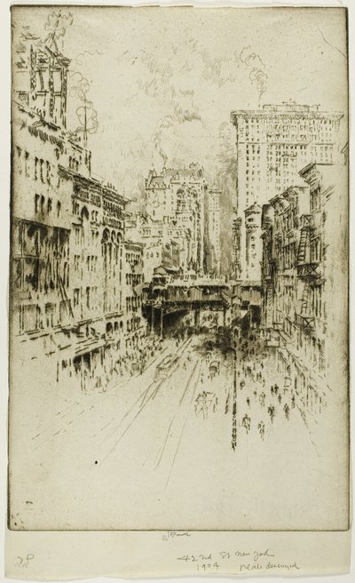 Quarantaduesima Strada da Joseph Pennell