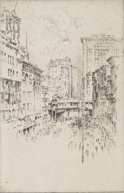 Quarantaduesima Strada, 1904 da Joseph Pennell