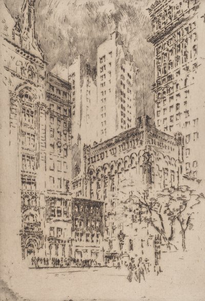 Casa a quattro piani, 1904 da Joseph Pennell