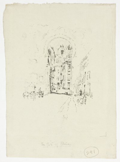 Porta di Elvira, Granada da Joseph Pennell