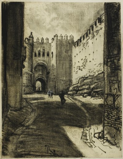 Porta, Segovia da Joseph Pennell