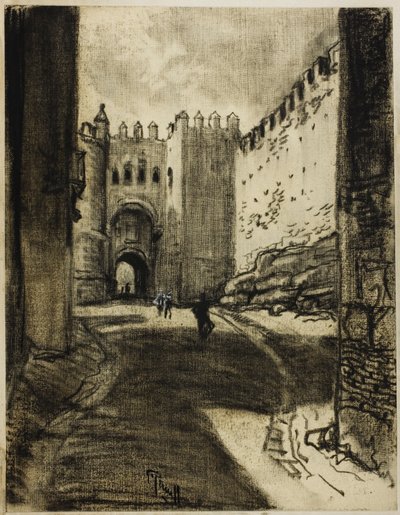 Porta, Segovia da Joseph Pennell