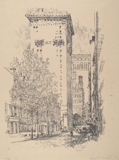 Girard Street da Joseph Pennell