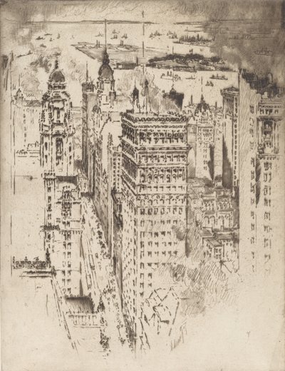 Cornice Dorata, No. II, 1915 da Joseph Pennell