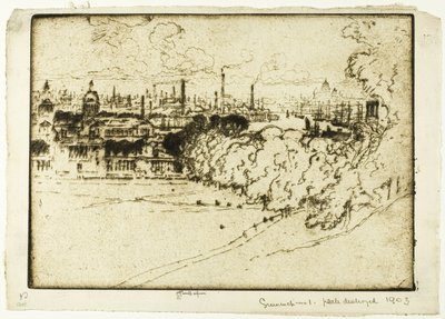 Parco di Greenwich, n. 1 da Joseph Pennell