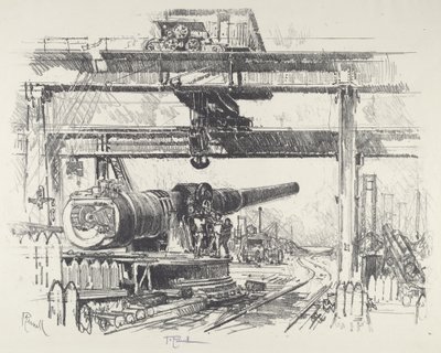 Prova delle armi, 1916 da Joseph Pennell