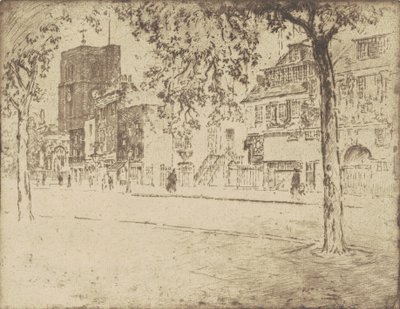 Casa dove morì Whistler da Joseph Pennell