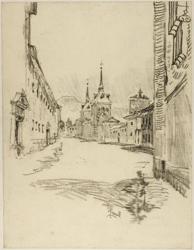 Le sue strade sono larghe e silenziose da Joseph Pennell