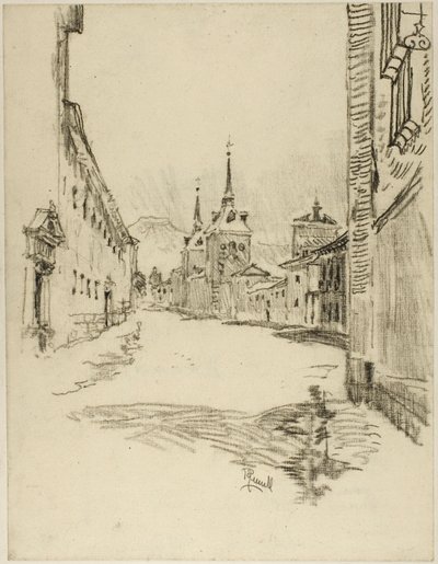 Le sue strade sono larghe e silenziose da Joseph Pennell