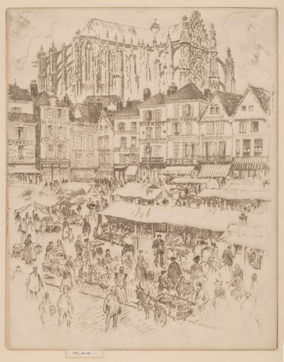 La Place, Beauvais da Joseph Pennell