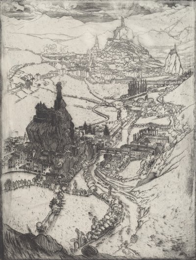 Le Puy, 1894 da Joseph Pennell