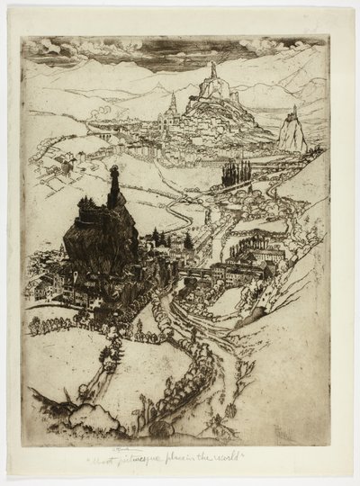 Le Puy, terza lastra da Joseph Pennell