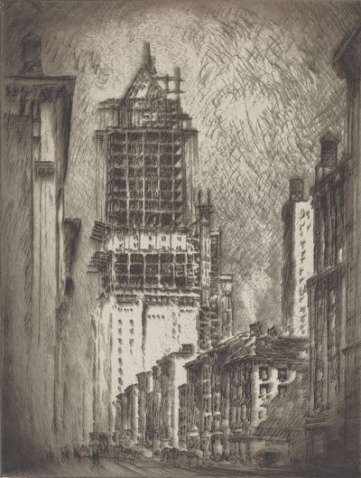 Alloggi per Signori, 1923 da Joseph Pennell