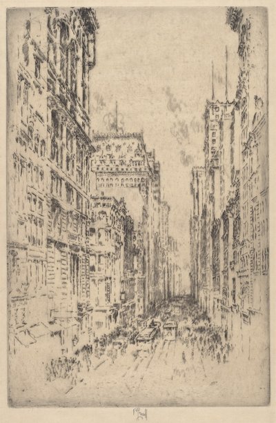 Lower Broadway da Joseph Pennell