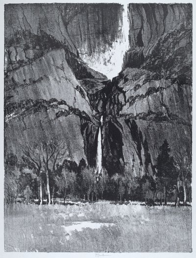 Cascate Inferiori, Yosemite da Joseph Pennell