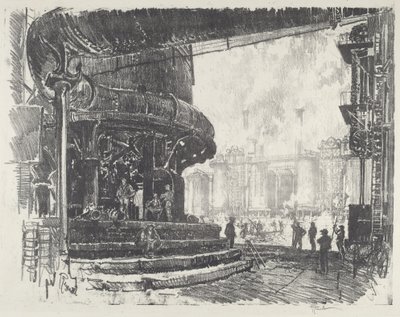 Produzione di ghisa da Joseph Pennell