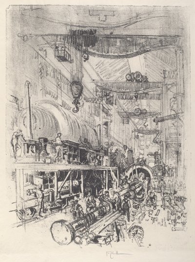 Costruzione di un motore a turbina da Joseph Pennell