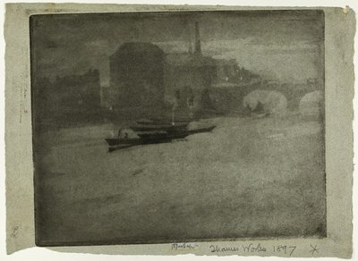Nebbia sul Tamigi da Joseph Pennell