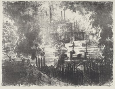 Fiume delle munizioni da Joseph Pennell