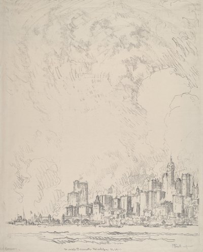 New York da Brooklyn da Joseph Pennell