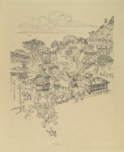 Ancon ufficiale. Edifici amministrativi, 1912 da Joseph Pennell