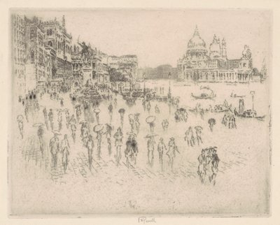 Sulla Riva, dalla finestra di Pennell da Joseph Pennell
