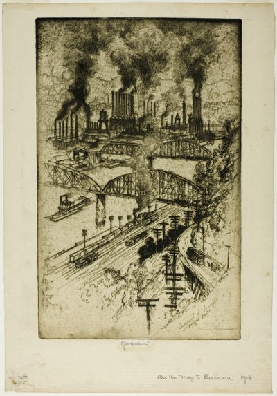 Sulla strada per Bessemer da Joseph Pennell